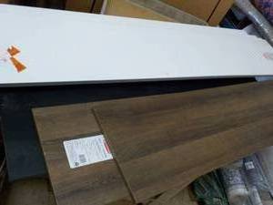 7 Rubbermaid Shelves various sizes...