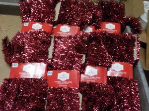 Holiday Time Tinsel Garland...