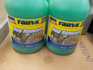 2 Gallon Jugs Rain-X Bug Remover...