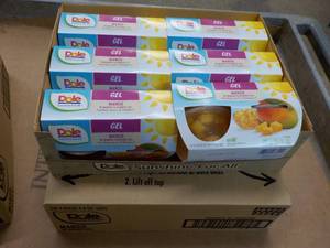 12 ct 4 packs Dole Mango in Mango Flavored Gel- best date 08162023 - So Delicious