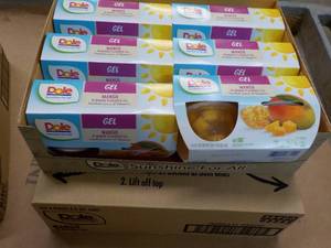 12 ct 4 packs Dole Mango in Mango Flavored Gel- best date 08162023 - So Delicious