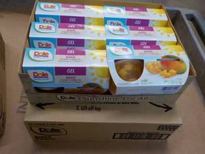 12 ct 4 packs Dole Mango in Mango Flavored Gel- best date 08162023 - So Delicious