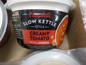 12 Creamy Tomato Campbells Slow Kettle Style Soup with a Crunch