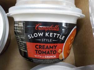 12 Creamy Tomato Campbells Slow Kettle Style Soup with a Crunch