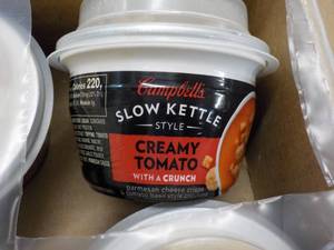12 Creamy Tomato Campbells Slow Kettle Style Soup with a Crunch