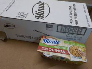 8 - 8 oz Minute Organic White and Red Quinoa best date 092023