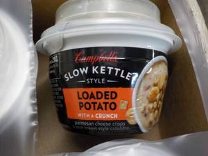 12 ct Campbells Slow Kettle Style Loaded Potato Soup with a Crunch best date 08152023
