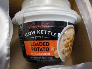 12 ct Campbells Slow Kettle Style Loaded Potato Soup with a Crunch best date 08152023
