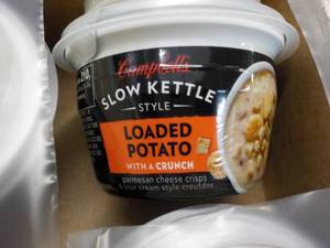 12 ct Campbells Slow Kettle Style Loaded Potato Soup with a Crunch best date 08152023