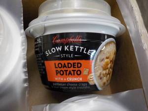 12 ct Campbells Slow Kettle Style Loaded Potato Soup with a Crunch best date 08152023