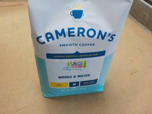 32 oz Bag Camerons Woods and Water Whole Bean Light Roast Coffee