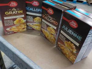 8 Boxes Betty Crocker Potatoes Meals - 2 each Julienne, Cheesy Scalloped, Scalloped, and Au Gratin best date 07262023