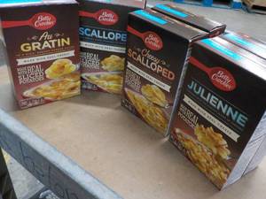 8 Boxes Betty Crocker Potatoes Meals - 2 each Julienne, Cheesy Scalloped, Scalloped, and Au Gratin best date 07262023