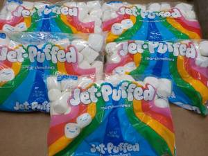5 bags Jet Puffed Marshmallows- 12 oz Bags best date 09142023