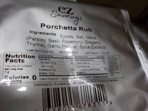 85 packets EZ Savorings Porchetta Rub Best By July 2023