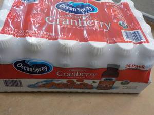 24 Pack Ocean Spray Cranberry Juice 10 oz bottles