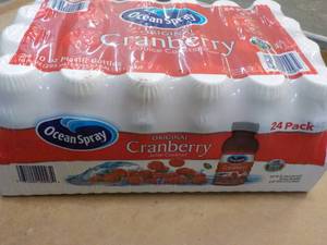 24 Pack Ocean Spray Cranberry Juice 10 oz bottles