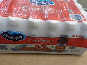 24 Pack Ocean Spray Cranberry Juice 10 oz bottles