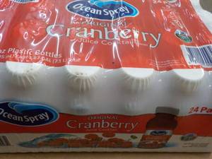 24 Pack Ocean Spray Cranberry Juice 10 oz bottles