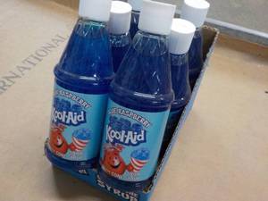 6 Kool Aid Blue Raspberry Snow Cone Syrup