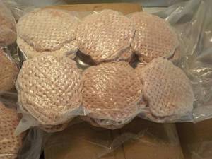 C 10 lb. Frozen Pkg 100% Angus Beef Patties