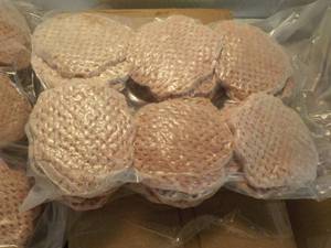 C 10 lb. Frozen Pkg 100% Angus Beef Patties
