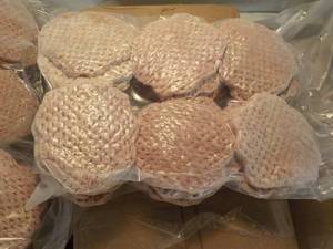 C 10 lb. Frozen Pkg 100% Angus Beef Patties