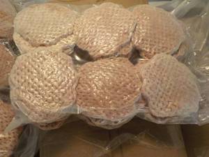 C 10 lb. Frozen Pkg 100% Angus Beef Patties
