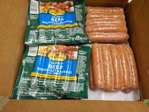 E Smoky Beef Breakfast Sausage...