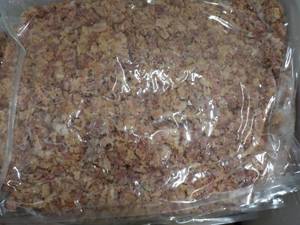 E Carando 5 lb. Frozen Bag Fully Cooked Bacon Pizza Topping Pieces