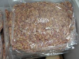 E Carando 5 lb. Frozen Bag Fully Cooked Bacon Pizza Topping Pieces