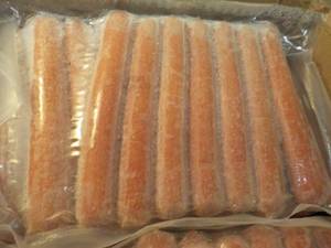 F 5 lb. Frozen Bag Beef Grilling Franks