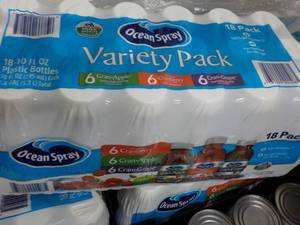 18 pack Ocean Spray - Variety...