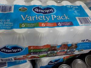 18 pack Ocean Spray - Variety...