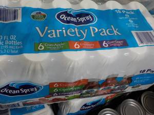 18 pack Ocean Spray - Variety...