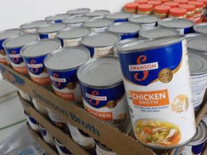 24 cans Swansons Chicken Broth best date 092023