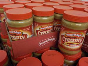 6 - 40 oz Peanut Delight Creamy Peanut Butter past best date