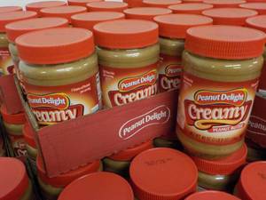6 - 40 oz Peanut Delight Creamy Peanut Butter past best date