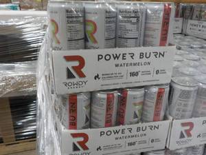 2 - 12 packs Power Burn Watermelon Energy Drink- 24 cans total