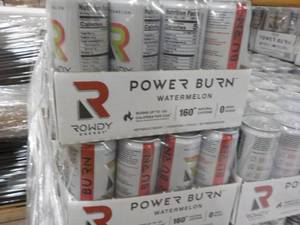 2 - 12 packs Power Burn Watermelon Energy Drink- 24 cans total