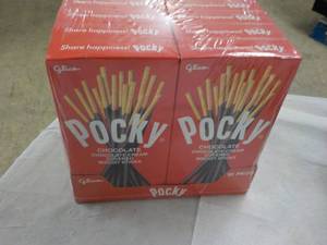 10 pkgs Pocky Chocolate Cream Covered Biscuit Sticks