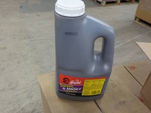 Ken Davis Sweet and Smoky Barbequed Sauce 137 oz Bottles Best By 2021