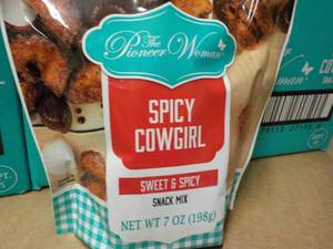 8 The Pioneer Women Spicy Cowgirl Snack Mix 7 oz Bags