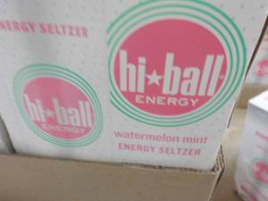 6 - 4 packs Hiball Watermelon Mint Energy Seltzer