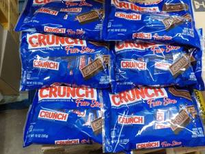 6 - 10 oz bags Crunch Fun Size Bars...