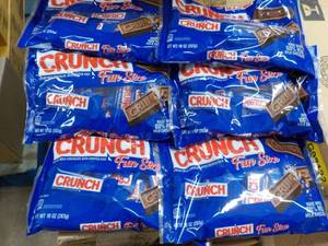 6 - 10 oz bags Crunch Fun Size Bars...