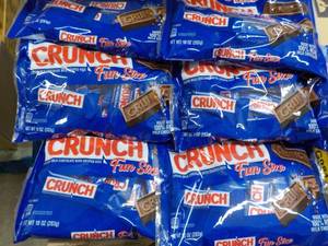 6 - 10 oz bags Crunch Fun Size Bars...