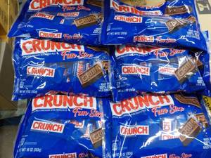 6 - 10 oz bags Crunch Fun Size Bars...