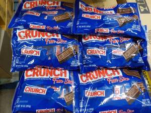 6 - 10 oz bags Crunch Fun Size Bars...