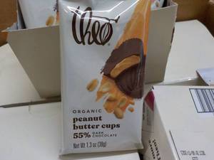 5 boxes Theo Organic Peanut and Butter Cups Best By 08172023